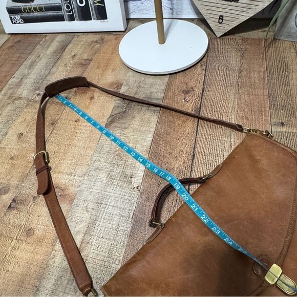 RARE COACH Morgan Glove Tanned Leather Brass Briefcase Made in USA 0602-307 - Picture 3 of 15